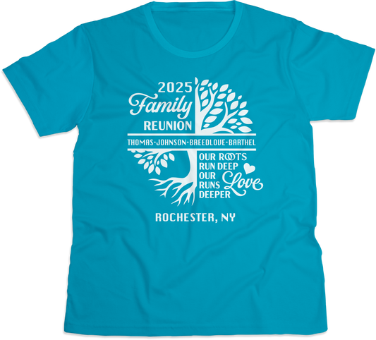 Adult Short Sleeve TJBB Family Reunion T-Shirt